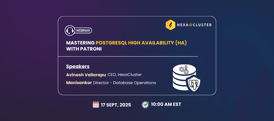 Mastering PostgreSQL High Availability (HA) with Patroni